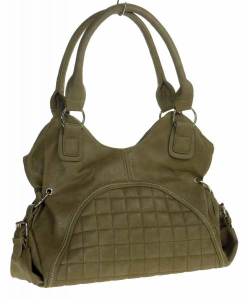 Sehr schöne Damen Handtasche in Dunkelbeige